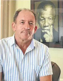  ?? Picture: Sebabatso Mosamo/Sunday Times ?? Christo van Staden, MD of the only legal tobacco processing company in SA, Limpopo Tobacco Processors.