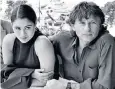  ?? ?? Charlotte Lewis with Roman Polanski in 1986 and, right, with her lawyer in Paris