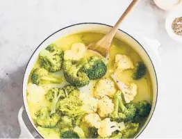  ?? JOE LINGEMAN/THEKITCHN.COM ?? Boiled and steamed vegetables get a bad rap for being too tender and lacking in flavor but butter bath boiling can change that.