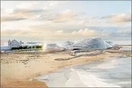  ??  ?? FUTURISTIC: New vision for Morecambe from the Eden Project