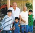  ?? COURTESY PHOTO ?? Ed Valencia, top left, poses with family members. Will Fritz is at left.