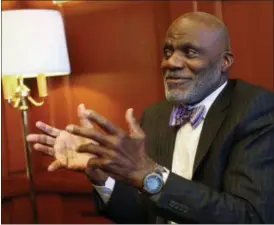  ?? THE ASSOCIATED PRESS FILE PHOTO ?? Alan Page, known as an NFL Hall of Famer with the Minnesota Vikings’ Purple People Eaters defensive line from the late 1960s into the late 70s, has spent 22 years as the first black justice on the Minnesota Supreme Court.