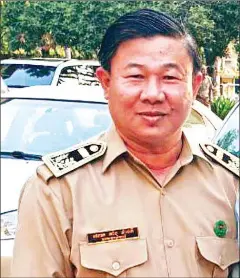  ?? FRESH NEWS ?? Chong Cheach commune chief Kang Vandy is accused of abusing his power for personal gain.