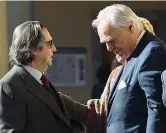  ??  ?? Insieme Riccardo Muti (74 anni) con il sovrintend­ente e direttore artistico della Scala Alexander Pereira (68)