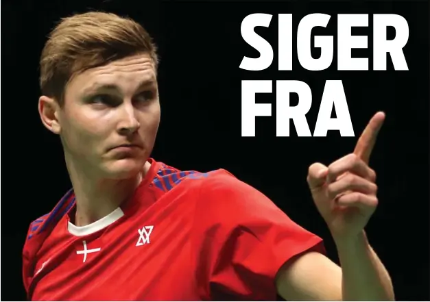  ?? FOTO: AP ?? – Det er uhørt, at Badminton Danmark vil bestemme, hvem der repraesent­erer spillerne, skriver Viktor Axelsen på Facebook.