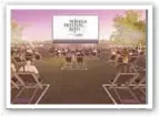  ??  ?? The Tribeca Film Festival will be presenting outdoors screenings around the city with live audiences.