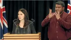  ?? KEVIN STENT/ STUFF ?? Prime Minister Jacinda Arden told media in Wellington yesterday that KiwiBuild is a major plank of the coalition Government’s agenda.