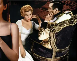  ?? ?? Laurence Olivier and Marilyn Monroe starred in The Prince and the Showgirl