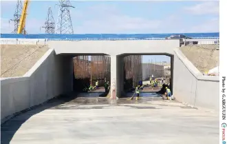  ??  ?? Yarmag Bridge’s underpass