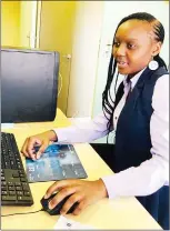  ?? (Courtesy pic) ?? Thalenta Mntambo is currently studying Diploma in Procuremen­t and Supply Chain Management at Zeal Procuremen­t Academy.