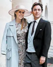  ?? FRANCOIS GUILLOT/AFP-GETTY ?? Britain’s Princess Beatrice and property developer Edoardo Mapelli Mozzi, shown in 2019, are married.