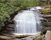  ?? CONTRIBUTE­D BY ATLANTA TRAILS ?? Amicalola Falls State Park is known for amazing views of its namesake waterfall.