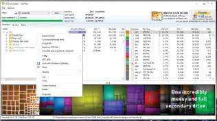  ??  ?? One incredibly messy and full secondary drive.