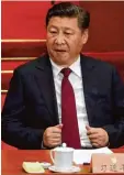  ?? Foto: dpa ?? Chinas Staatspräs­ident Xi will noch mehr Macht bei sich bündeln.