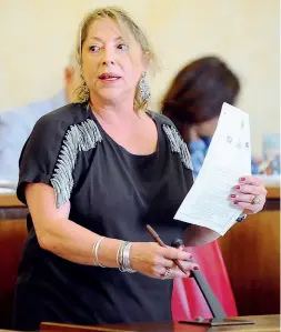  ??  ?? Impegno ventennale Paola Vilardi, avvocato 53 enne, in Fi dal 1994
