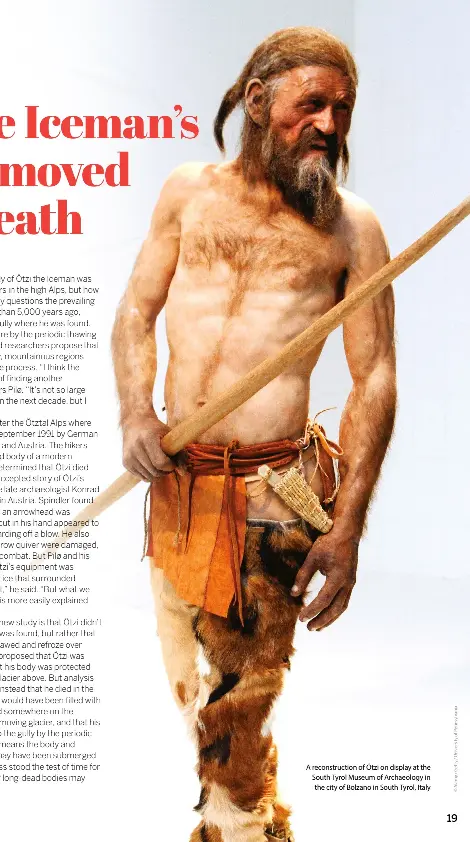 Ötzi the Iceman’s corpse moved after death - PressReader