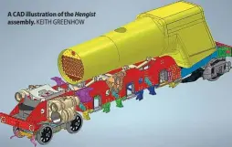  ??  ?? A CAD illustrati­on of the Hengist assembly. KEITH GREENHOW