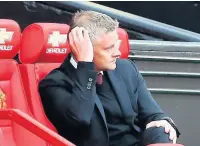  ??  ?? TOUGH: Manchester United boss Ole Gunnar Solskjaer.