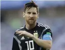  ?? AP/MATTHIAS SCHRADER
FOTO: TT/ ?? Lionel Messis bolag i skattepara­diset Panama beskrivs som aktivt trots att fotbollsst­järnan påstått motsatsen. Bild från VM-matchen Argentina–Island i lördags.