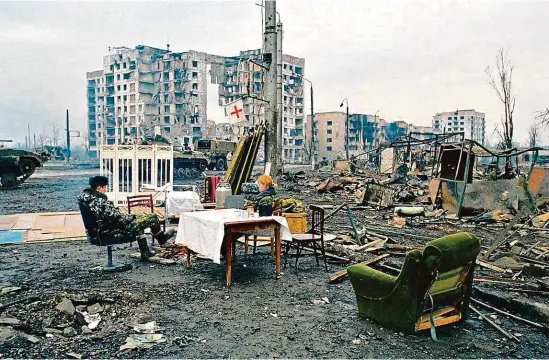  ?? FOTO PROFIMEDIA ?? Tragédie Grozného. Město zůstalo po ruském útoku zcela zdevastova­né.