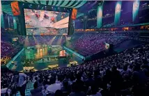  ??  ?? Un evento degli eSport: in Asia anche 60.000 spettatori