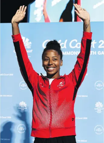  ?? QUINN ROONEY / GETTY IMAGES ?? After “painful” fourth-place finishes in the three-metre springboar­d and synchro at the 2016 Olympics, Jennifer Abel has rediscover­ed her passion for diving with new teammate Melissa Citrini-Beaulieu.