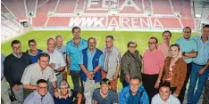  ?? Foto: Reinhold Radloff ?? Die Landkreisk­ickers waren im Rahmen ihrer Jahreshaup­tversammlu­ng in der Augs burger WWK Arena zu Gast.