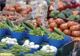  ?? The Canadian Press ?? Various vegetables are on display at the Jean Talon Market in 2016 in Montreal. While we should all strive for a balanced diet,York University researcher­s say the extreme pursuit of healthy eating can be a sign of mental-health struggles.