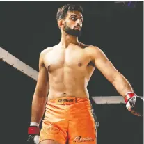  ??  ?? After a short stint in the UFC, K.B. (The Bengal) Bhullar has returned to the fighting scene in Edmonton.