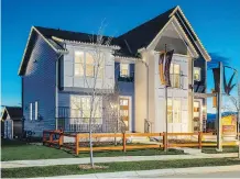  ??  ?? The Bruno semi-detached home by Homes by Avi in Walden immediatel­y captured the attention of Greg and Jennifer Abbott.