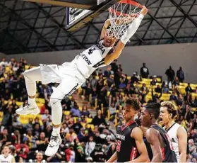  ?? Cassy Athena / Getty Images ?? Although he’s just one year removed from playing high school ball, K.J. Martin grew up sharing the floor with NBA players.