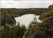  ??  ?? The old quarry at Carrigfoyl­e where work on an activity centre is set to begin mid-year.