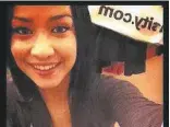  ?? COURTESY OF DANIELLE LAMAR ?? An expert doubts Sierra LaMar wrote the message.