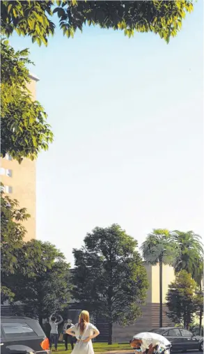  ??  ?? An artist’s impression of the 18-storey tower planned for an Old Burleigh