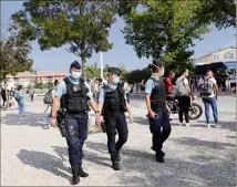  ?? (Photo H.D.S.) ?? Ce week-end, « il y aura beaucoup de policiers et de gendarmes sur le terrain », prévient le préfet Evence Richard.