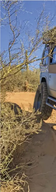  ??  ?? Two separate Jeep
grilles were used to masterfull­y construct the unique 12-bar/13-slot grille.