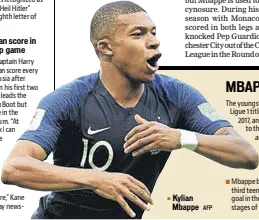  ?? AFP ?? Kylian Mbappe