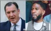  ?? AP FILE PHOTOS ?? Gubernator­ial candidates Rep. Tom Suozzi, left, and NYC Public Advocate Jumaane Williams.