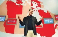  ??  ?? Netflix CEO Reed Hastings speaks at CES in Las Vegas, in this file photo. — AFP