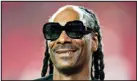  ?? CHRIS O’MEARA — ASSOCIATED PRESS ?? Entertaine­r Snoop Dogg is coming to Ball Arena in July for a show that also includes Wiz Khalifa, Too $hort, Warren G and Berner and DJ Drama.