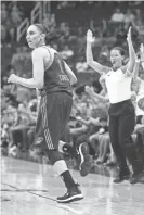  ?? ROB SCHUMACHER/AZCENTRAL SPORTS ?? Mercury guard Diana Taurasi reacts after making a 3-pointer in the first half of Saturday night’s game against the Dallas Wings at Talking Stick Resort Arena.