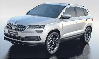  ??  ?? The Karoq is Skoda’s replacemen­t for the Yeti. It will go on sale at the end of this year.