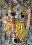  ??  ?? Im Seitenalta­r der Konradshof­er Pfarr‰ kirche findet sich diese Darstellun­g des Heiligen Josef.