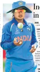  ?? AP ?? Mithali Raj had a fruitful tour of South Africa.