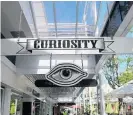  ?? ?? Curiosity store and tattoo shop in Tauranga CBD.
