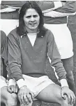  ?? ?? Ronnie Robb pictured with Brechin City in 1976