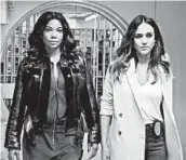  ?? ERICA PARISE/FOX ?? Gabrielle Union, left, and Jessica Alba star in “L.A.’s Finest,” a police drama that is part of Fox’s fall lineup.