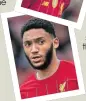  ??  ?? (From top) Alisson, Virgil van Dijk, Andy Robertson, Jordan Henderson and Joe Gomez