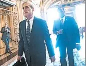  ?? J. SCOTT APPLEWHITE/AP 2017 ?? Agents working with Robert Mueller’s team interviewe­d people associated with PSY Group’s U.S. operations.