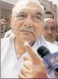  ??  ?? Bhupinder Singh Hooda, Congress candidate, Sonepat